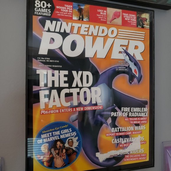 FRAMED 2006 Pokemon XD: Gale of Darkness GameCube Video Game Wall Art